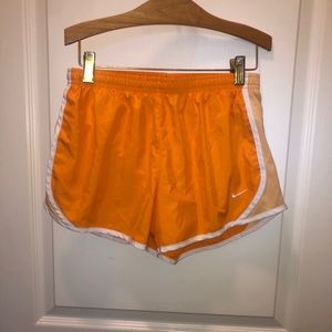 Nike Dry Fit Athletic Shorts in Orange